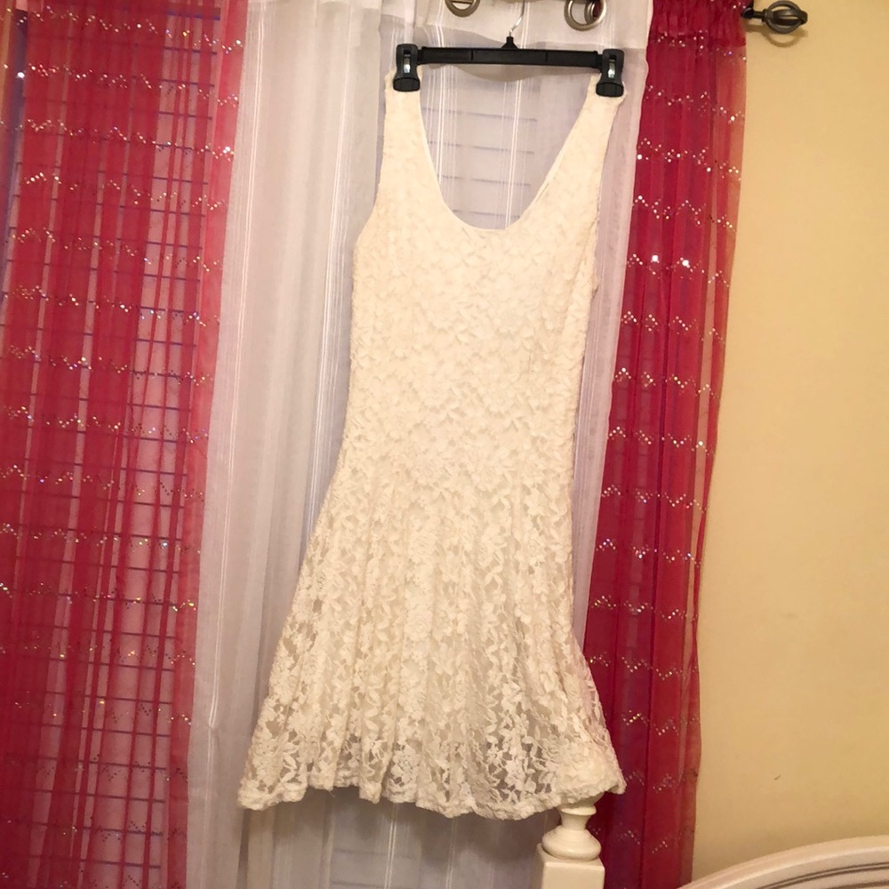 White formal dress